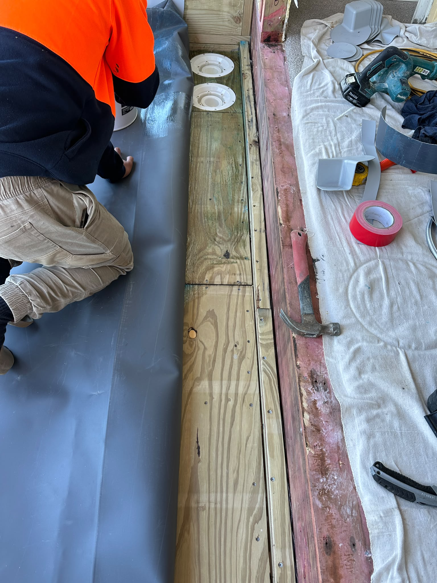 TPO roofing membrane installation Auckland