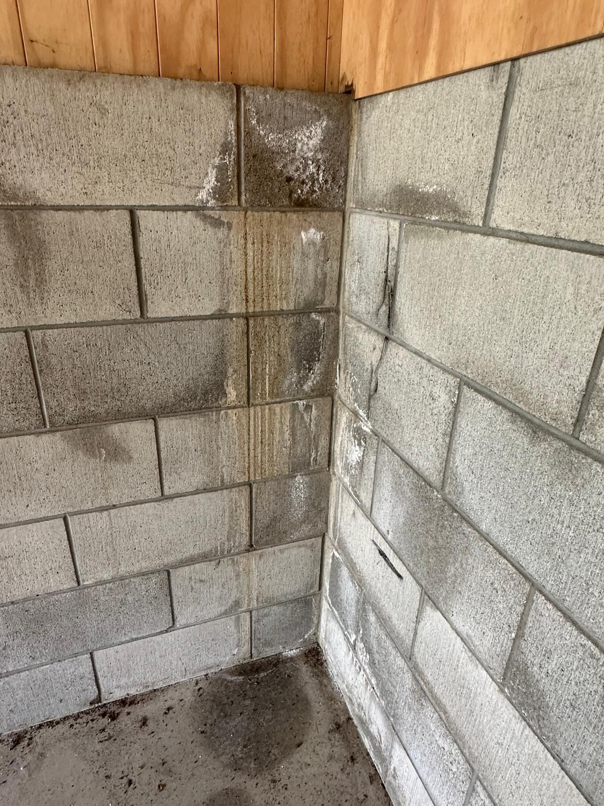 Leaky concrete basement repair